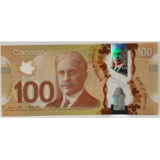 CANADA 2011 . ONE HUNDRED 100 DOLLARS BANKNOTE . VERY SCARCE